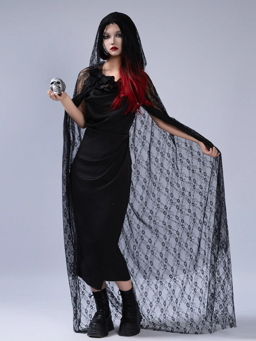 Two-Layer Lace Cloak