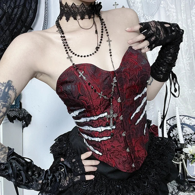 Vintage Gothic Underbust Corset Secondary image
