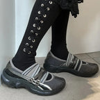 Mary Jane Sneakers Women Y2K Trendy Flat