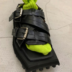 Gladiator Leather Gothic Platform Sandal