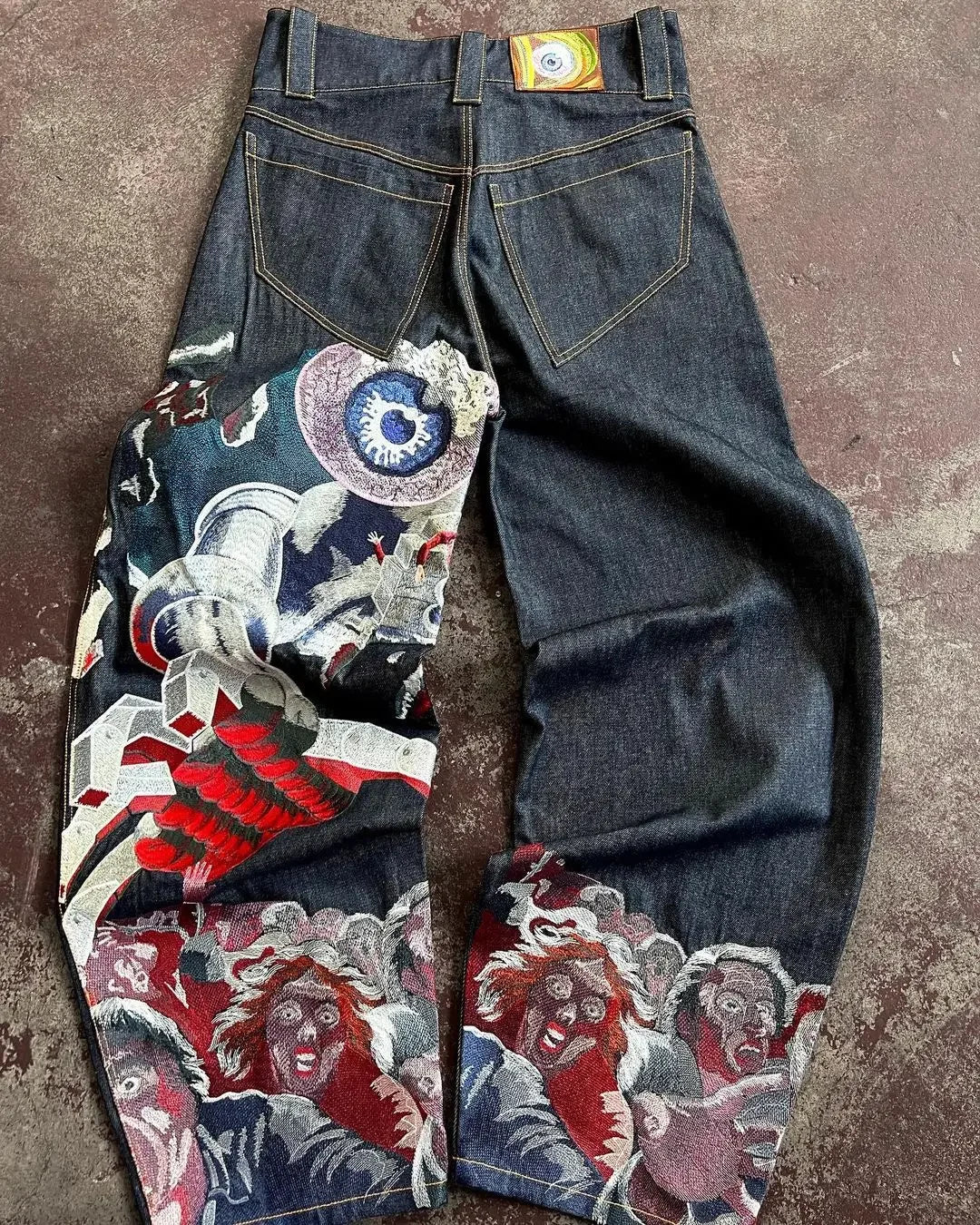 Retro Gothic Graphic Pant Main image