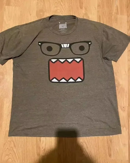 Wing Pattern Gothic Cotton T-shirt