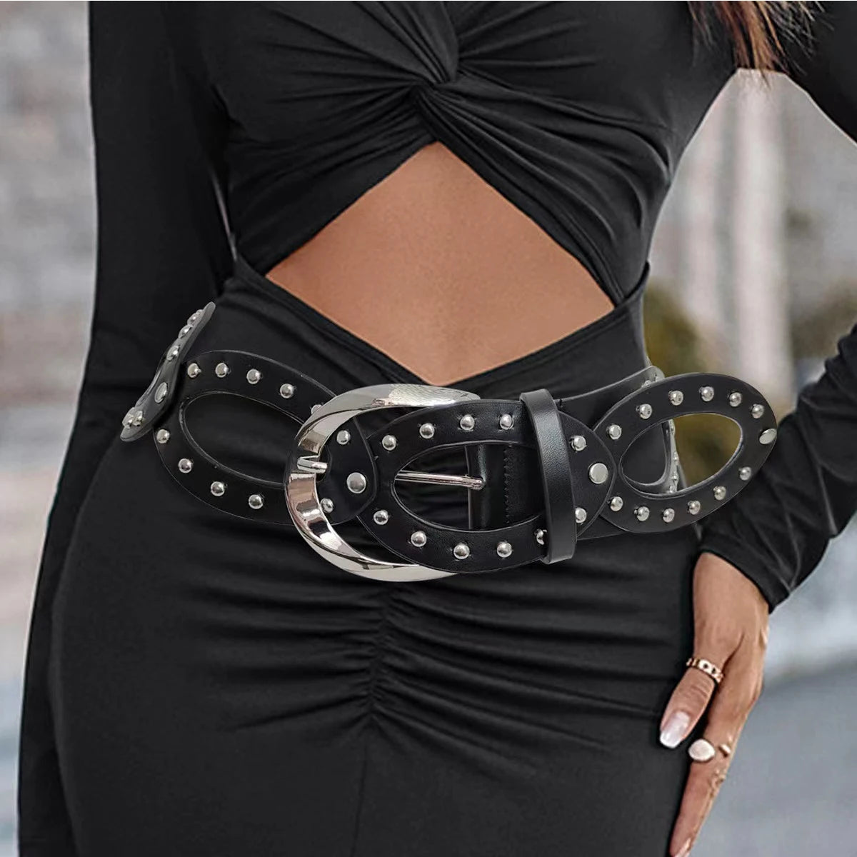 Retro Gothic Western Cowgirl Belt Main image