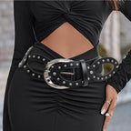 Retro Gothic Western Cowgirl Belt