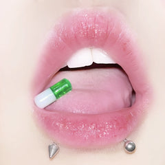 Acrylic Capsule Hip Hop Candy Tongue Ring