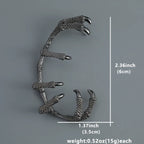 Vintage Black Dragon Claw Zinc Alloy Earring