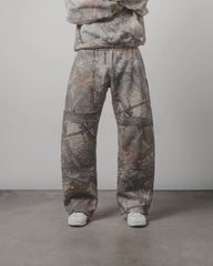 Camouflage Gothic Printed Sweat Pant