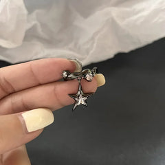 Trendy Vintage Opal Irregular Gothic Ring