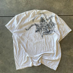 Letter Print Oversized Cotton T-shirt