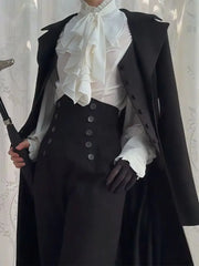 Vintage Inspired Mid-Length Long Coat