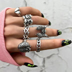 Y2K Punk Hip Hop Gothic Spider Ring