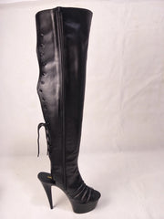 Gothic Pole Dance Over Knee Fetish Boot