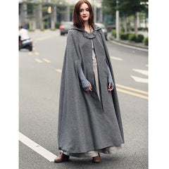Medieval Gothic Hooded Cloak