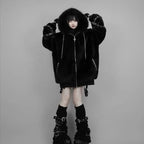 Street Style Hooded Coat
