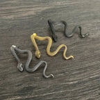 Exaggerated Gothic Snake Detachable Stud Earring