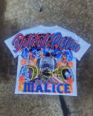 Hip Hop Basketball Character Cotton T-shirt