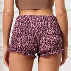Leopard Print Elastic Short