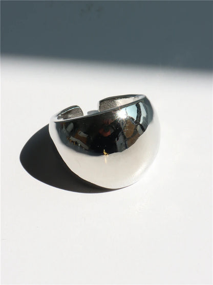 Geometric Gothic Titanium Steel Ring