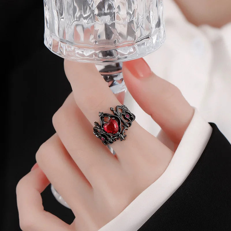 Gothic Irregular Gemstone Ring