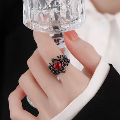 Gothic Irregular Gemstone Ring