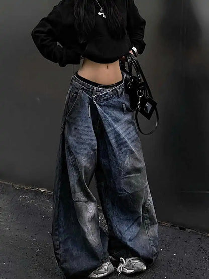 Vintage Gothic High Waist Baggy Pant
