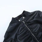 Slim Fit Zipper Detail Jacket