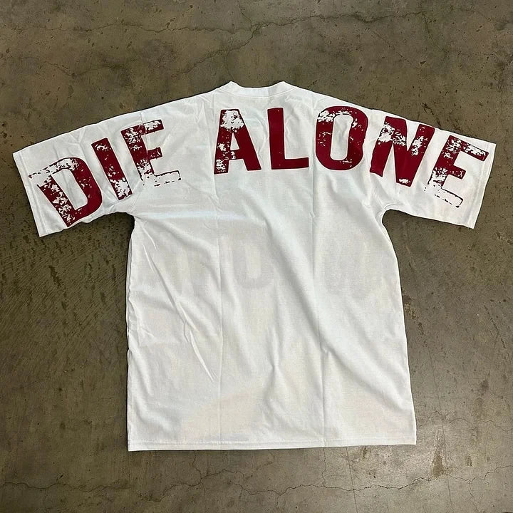 Punk Rock Graphic Cotton Oversized T-shirt