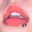 Y2K Blue Cat Eye Lip Stud