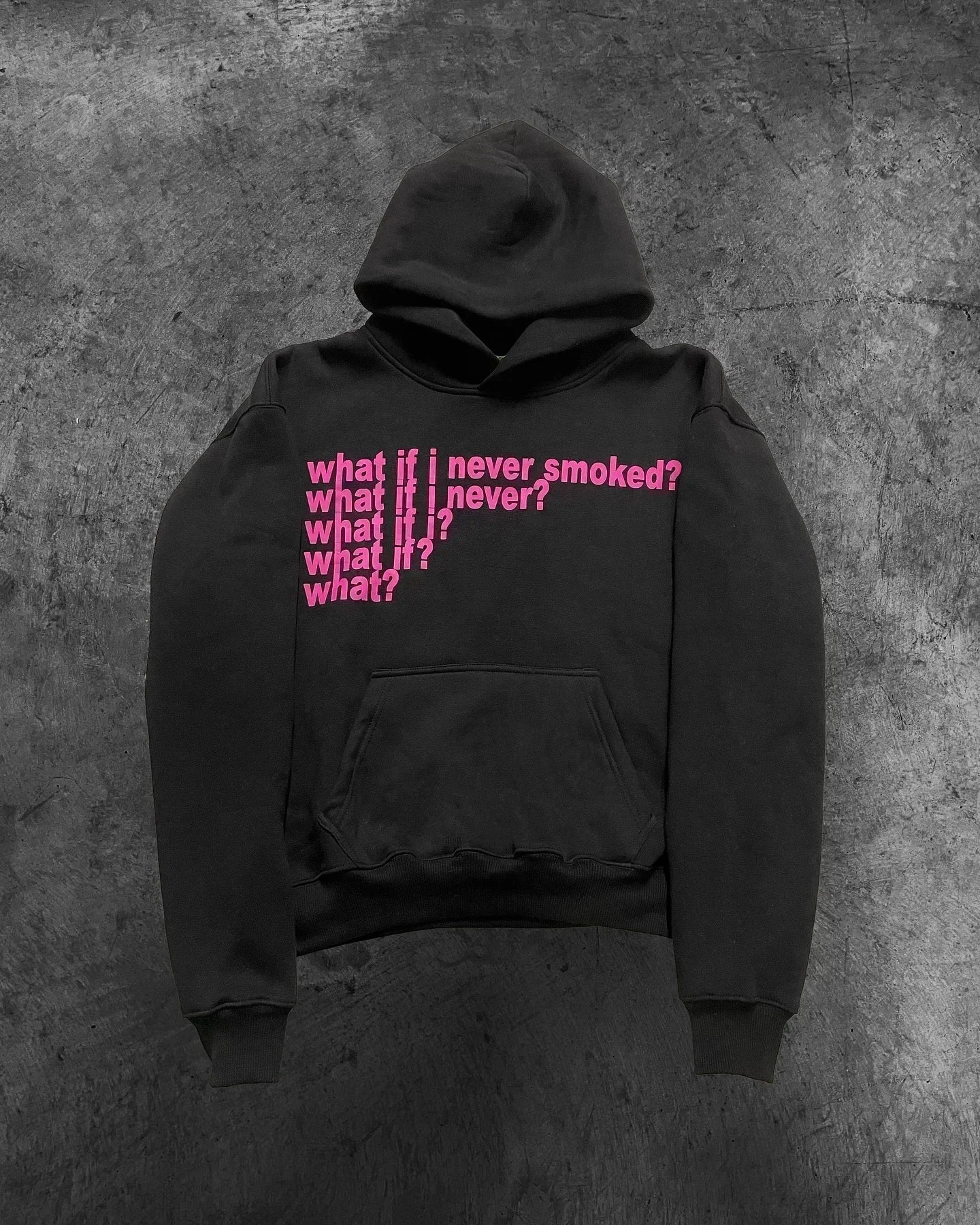 Gothic Casual Print Oversized Hoodie