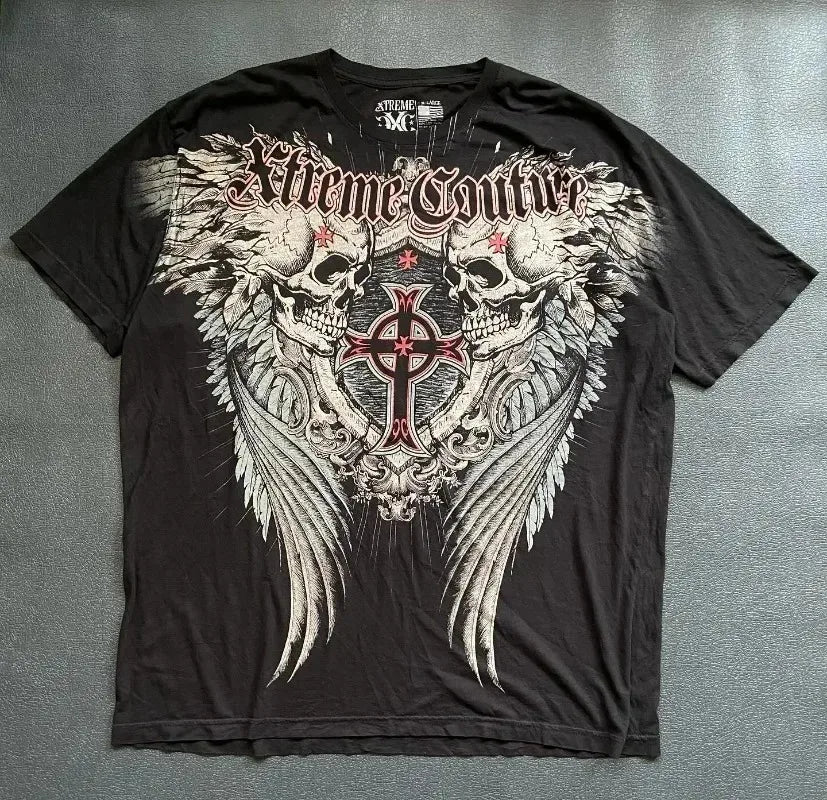 Pure Cotton Gothic Oversized T-shirt Main image