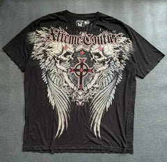 Pure Cotton Gothic Oversized T-shirt