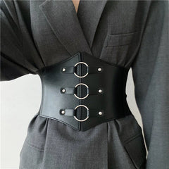 Wide Elastic Gothic Corset Belt