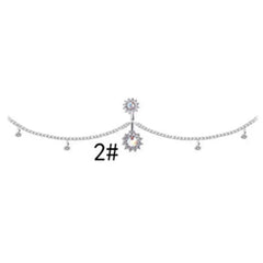 Stainless Steel Chain Gothic Belly Ring