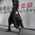 Irregular High Waist Long Skirt