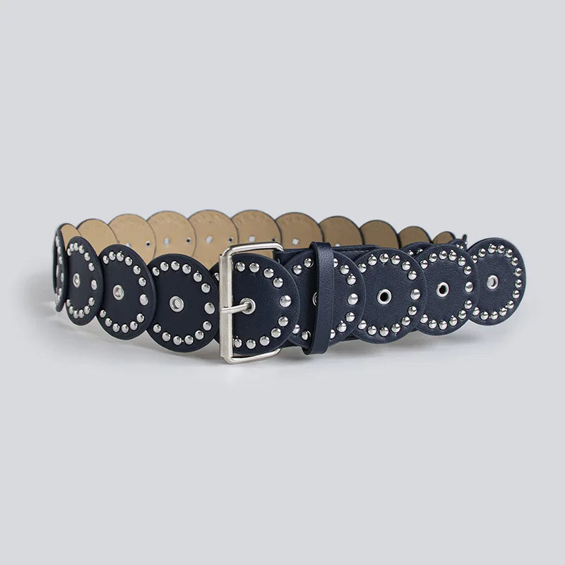 Personalized Gothic Round Rivet Waist Belt