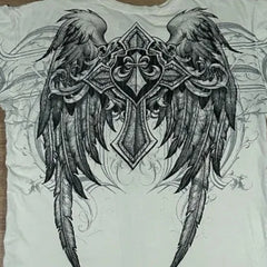 Graphic Print Oversized Cotton T-shirt