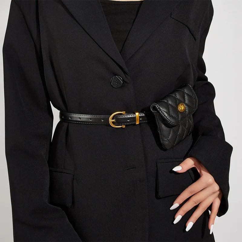Elegant Gothic Soft Leather Bag Main image