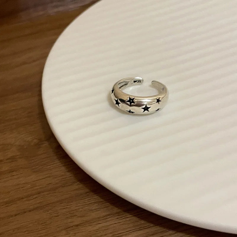 Unisex Retro Wings Skull Gothic Ring