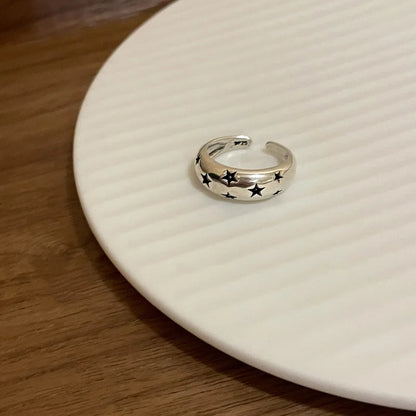 Unisex Retro Wings Skull Gothic Ring