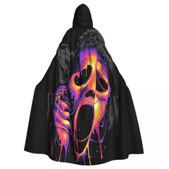 Skeleton Long Hooded Cloak