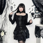 Lace-Up Choker Corset