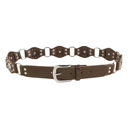 Spice Girl Gothic Rivet Slim-Fit Belt