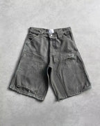 Cartoon Patchwork Denim Short