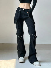 AltGoth E-girl Gothic Straight Pant