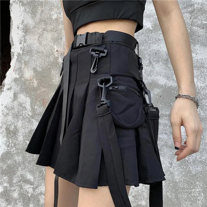 Pleated Harajuku Preppy Skirt