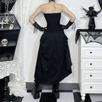 Acubi Black Swing A-line Skirt
