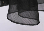 Gothic Feather Collar Cloak