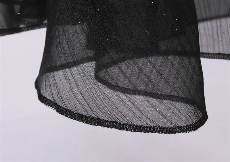 Gothic Feather Collar Cloak