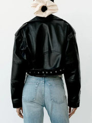 Vintage Belted Short Jacket