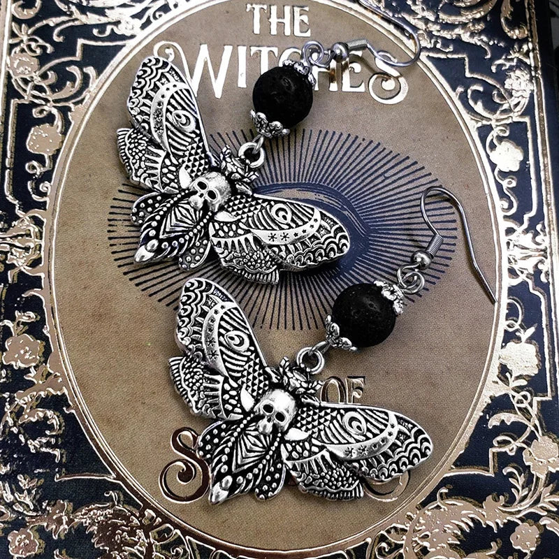 Peace Dove Ceramic Metal Circle Hoop Earring Main image